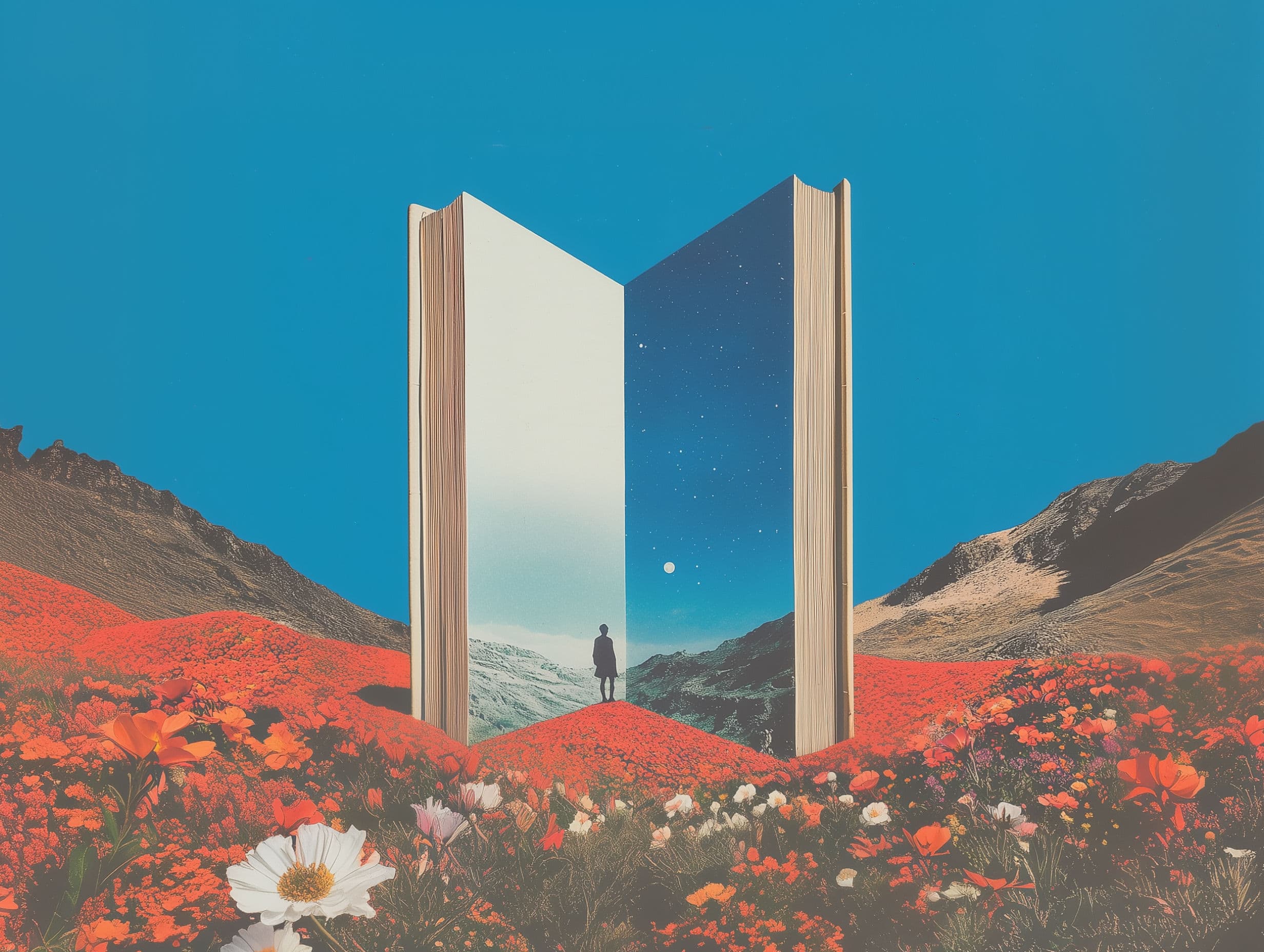 Perplexity Book Portal Flower Field
