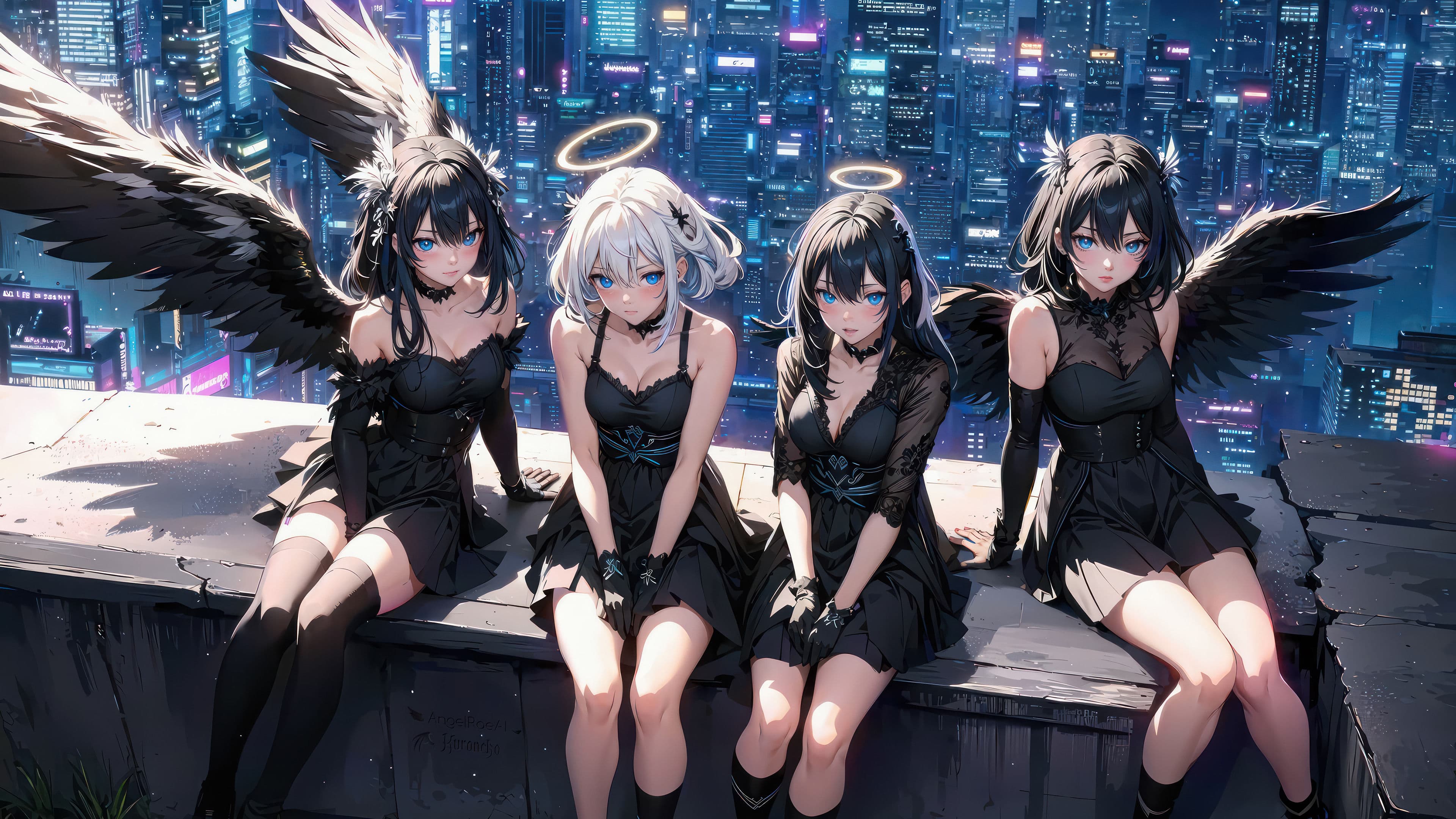 Anime Girls Angels