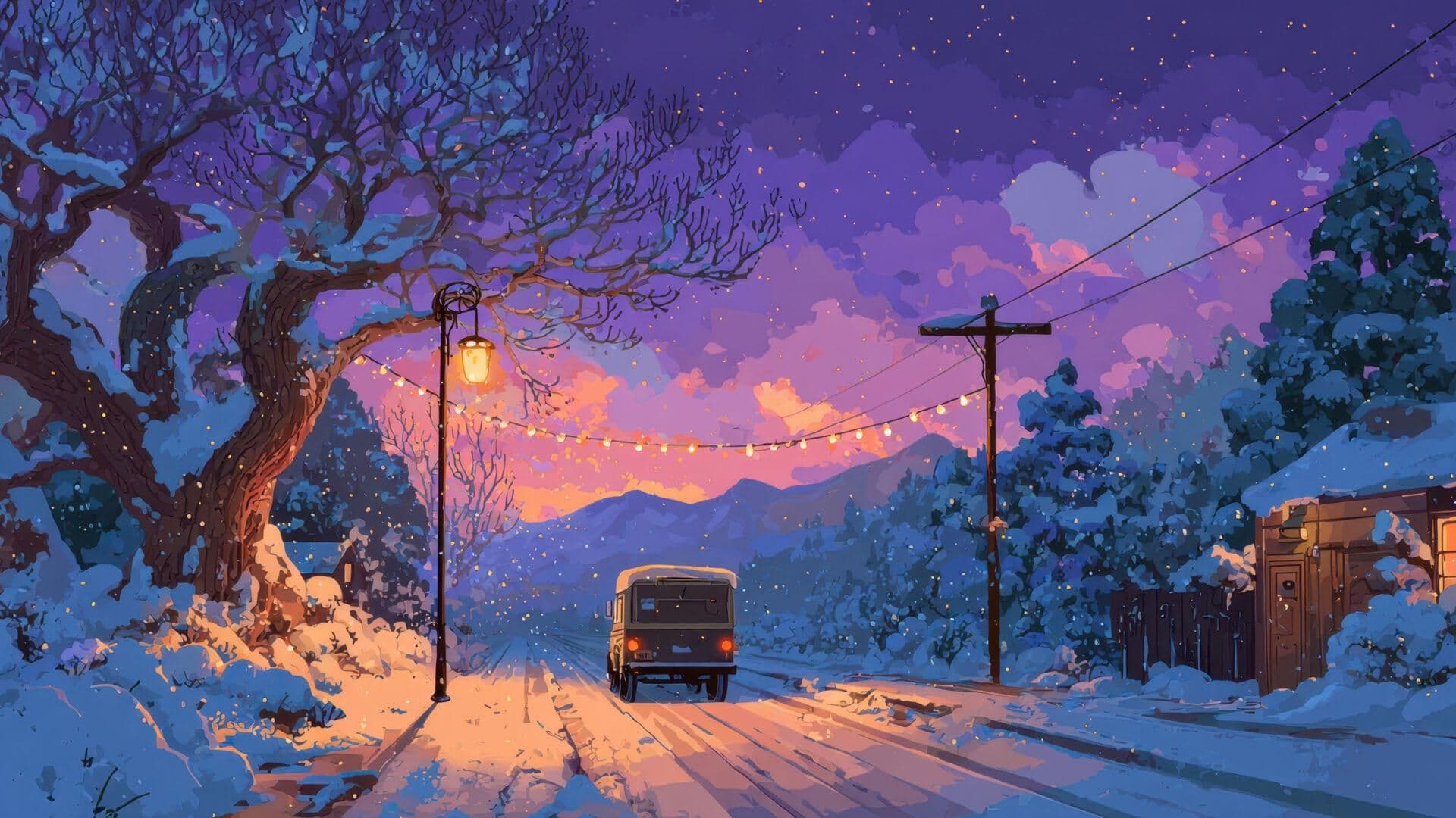 Beautiful Aesthetic Snowfall Wallpaperz